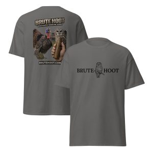 Brute Hoot Graphic Tee "Good Hootin Makes Em Gobble"