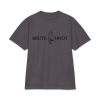 unisex-max-heavyweight-short-sleeve-charcoal-grey-front-6a932a699af5f.jpg Oversized Brute Hoot Graphic Tee "Good Hootin Makes Em Gobble"