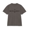 unisex-max-heavyweight-short-sleeve-dark-grey-front-6a932a699afcc.jpg Oversized Brute Hoot Graphic Tee "Good Hootin Makes Em Gobble"