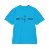 unisex-max-heavyweight-short-sleeve-turquoise-front-6a932a699b13b.jpg Oversized Brute Hoot Graphic Tee "Good Hootin Makes Em Gobble"