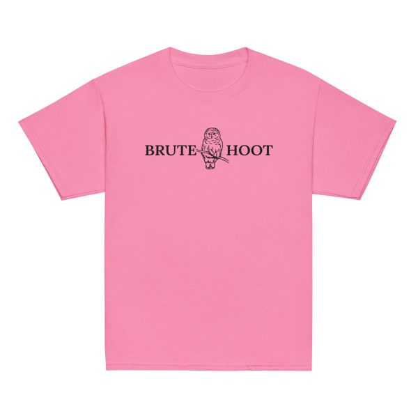 youth-classic-tee-azalea-front-6a932faf3c6ac.jpg Youth Brute Hoot with Back Logo