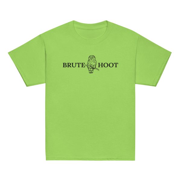 youth-classic-tee-lime-front-6a932faf3d2b1.jpg Youth Brute Hoot with Back Logo