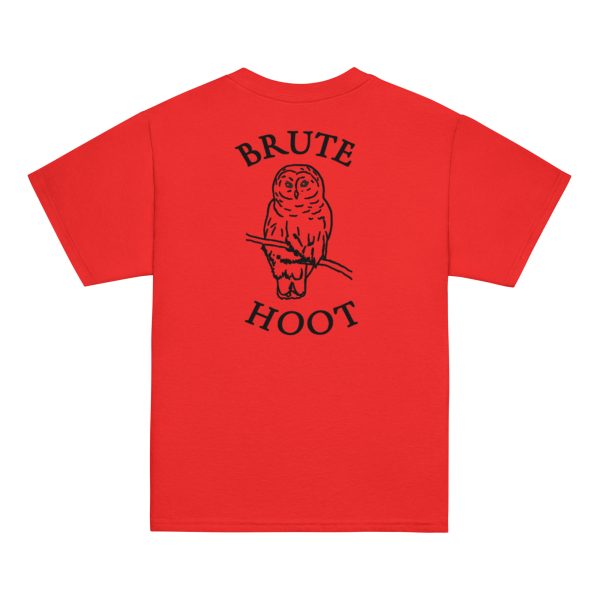 youth-classic-tee-red-back-6a932faf3df17.jpg Youth Brute Hoot with Back Logo